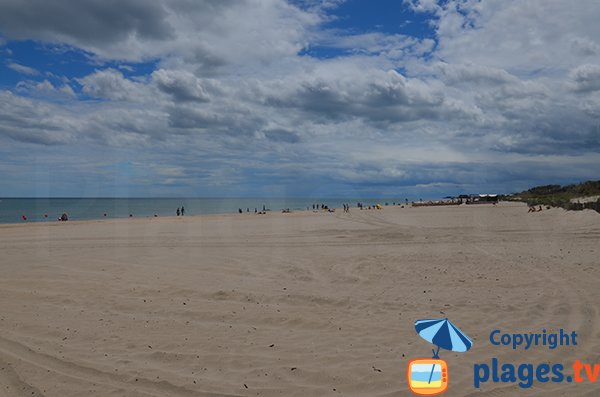 Plage privée à Marseillan