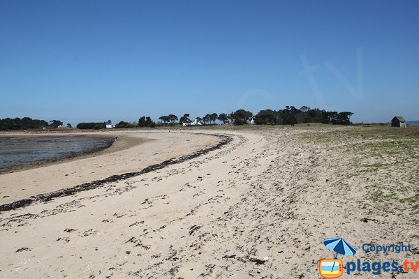 Plage de l'Hopital de l'ile de Callot à Carantec