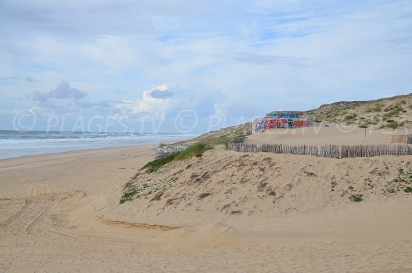 Horizon beach in Cap Ferret - France