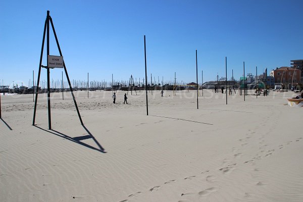 Stadium Henri Emile on the beach of Palavas les Flots