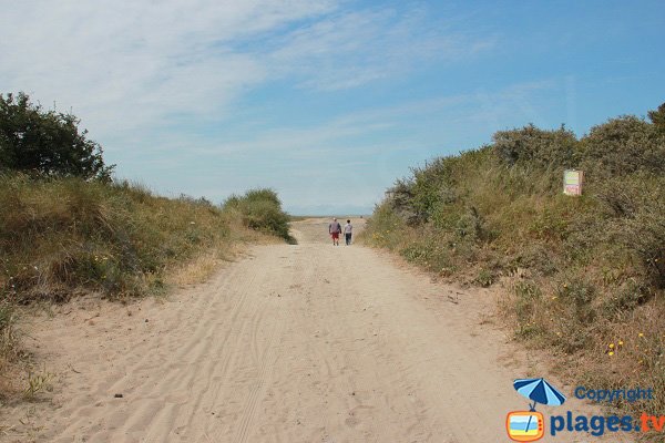 Photo de la plage de la Huchette à Marck