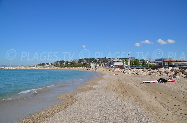 Epluchure Beach in Marseille