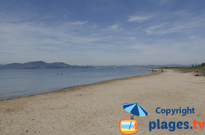 Spiaggia a Hyères in Francia