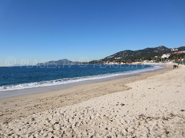 Almanarre beach in Hyères in France