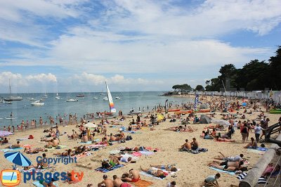 Beach in Noirmoutier in France