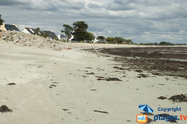 Plage du Sillon à l'Ile Tudy