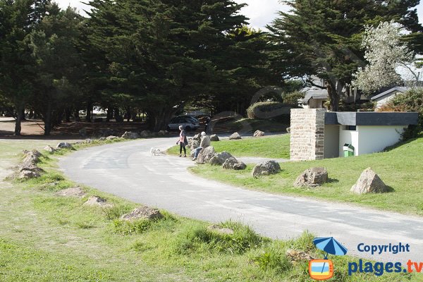 Environnement de la plage de l'ile Tudy