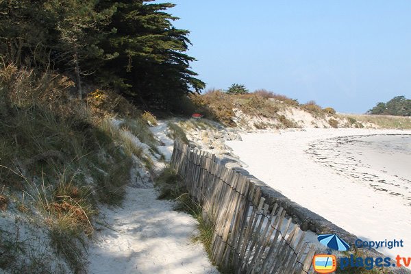 Trail of Jacobins beach - Roscoff