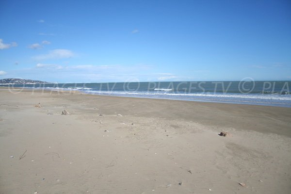 Plage de Jalabert à Sète