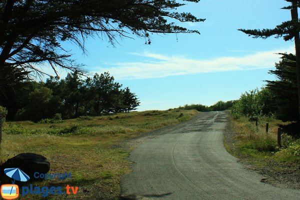 Road to the Jaunay beach