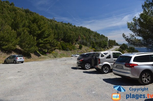 Parking of Jonquet beach - La Seyne