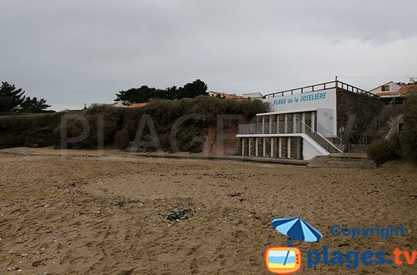 Accès à la plage de la Joselière - Pornic