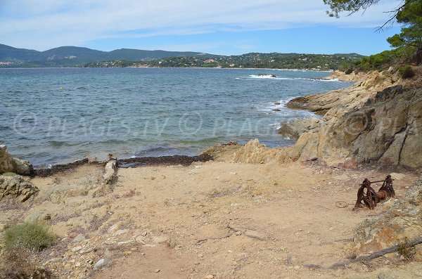 Winde auf dem Strand Jovat in La Croix Valmer