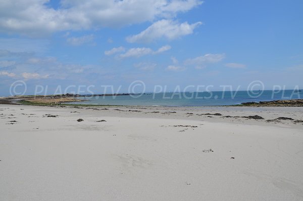 Plage de la Jument à Quiberon à marée basse