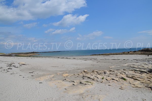 Jument beach in Quiberon in France