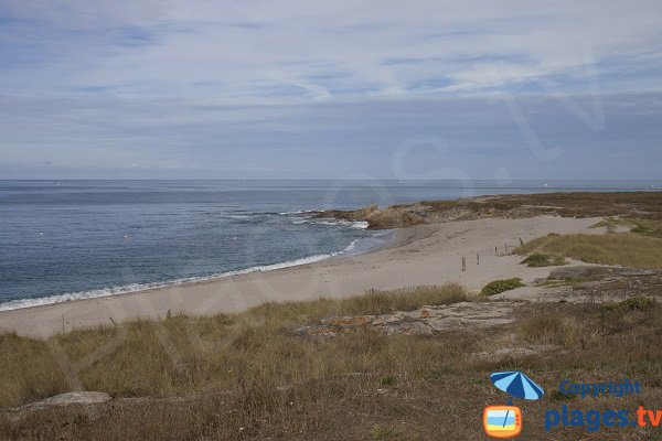 Partie ouest de la plage de Kaolins