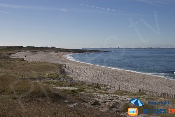 Photo de la plage de Kaolins à Ploemeur