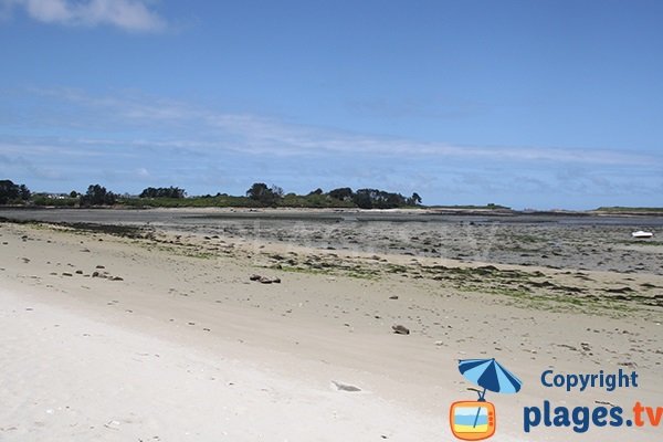 Plage de Landéda à marée basse - Ker ar Guevel