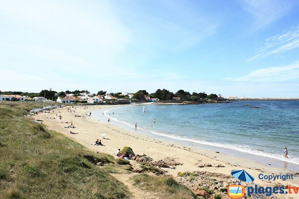 Photo de la plage de Ker Chalon sur l'ile d'Yeu