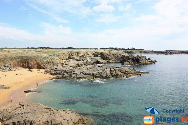 Plage de Ker Daniau sur l'ile d'Yeu