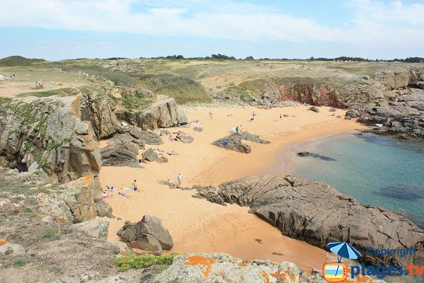 Photo de la plage de Ker Daniau sur l'ile d'Yeu