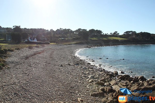 Photo de la plage de Keraden à Plougasnou