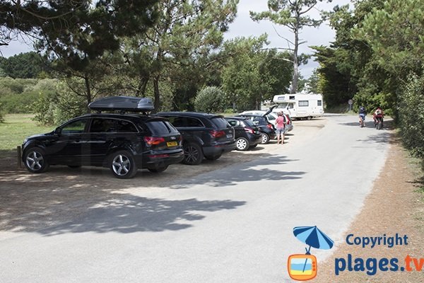 Parking de la plage de kerambigorn - Bretagne