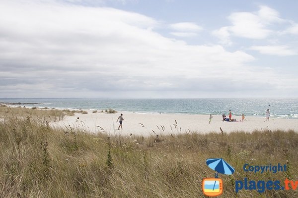 Photo de la plage de kerambigorn à Fouesnant - Finistère Sud