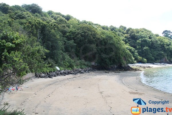 Petite crique autour de la pointe de Kerarzic à Paimpol