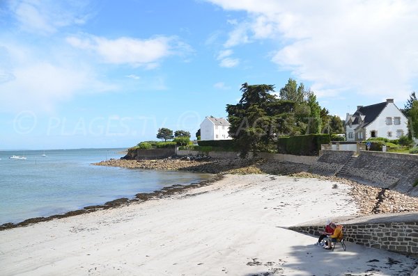 Kerbihan beach in La Trinité sur Mer - France