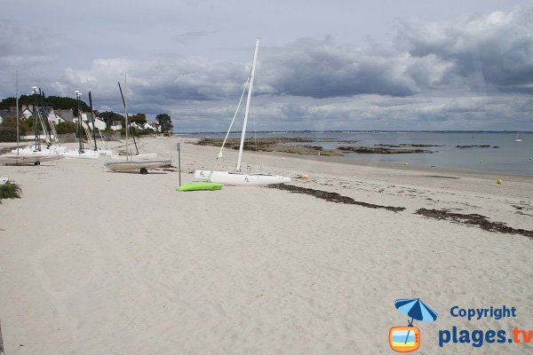 Plage de Kerbourgnec à Quiberon