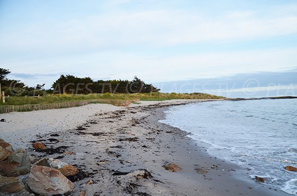 Photo de la plage de Kercambre de St Gildas