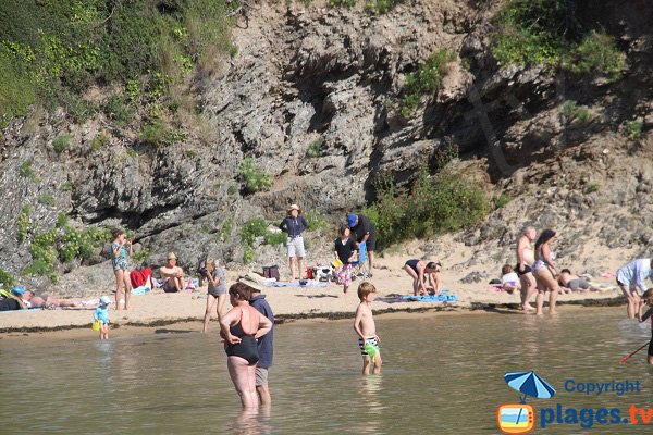 Crique autour de la plage de Kerel - Bangor - Belle Ile