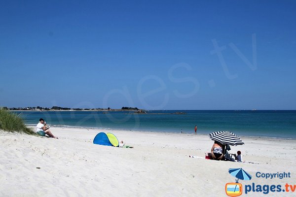 Plage de Keremma à Plounévez-Lochrist - Bretagne