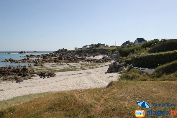 Photo de la plage de Kerfissien à Cléder