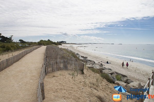 Plage de Kerguélen à Larmor - 56