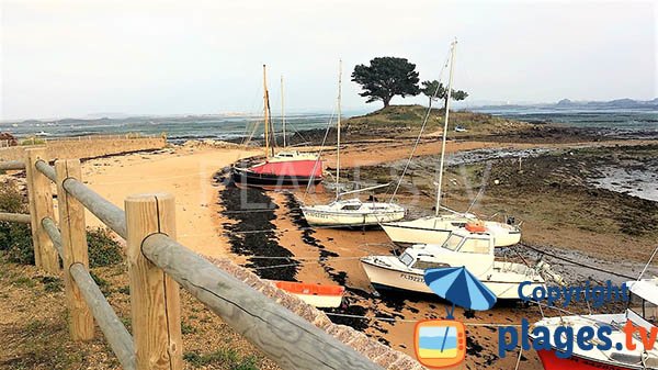 Photo de la plage de Port-Guyon à Lanmodez - Bretagne