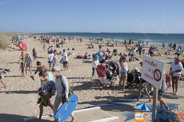 Kerhillio beach in Erdeven in France