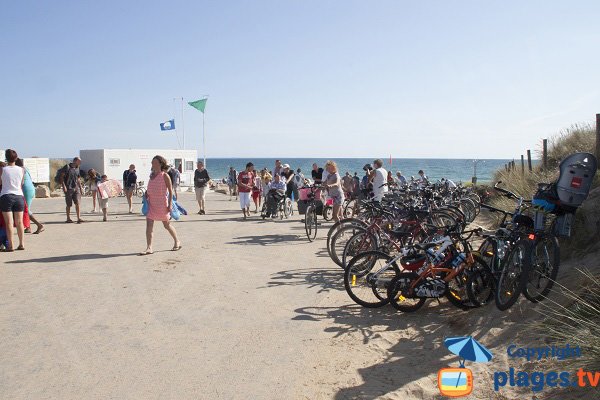 Parc à vélo de la plage de Kerhillio - Erdeven