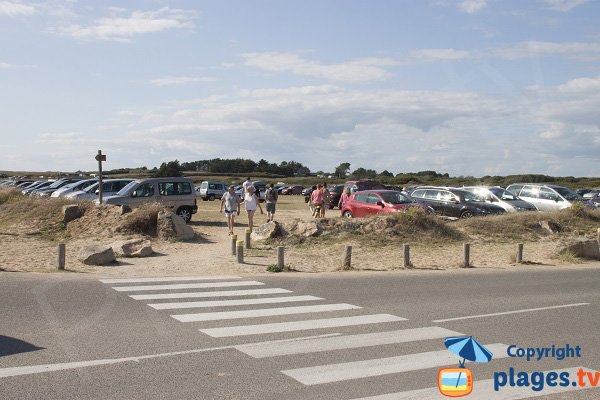 Parking de la plage de Kerhillio - Erdeven