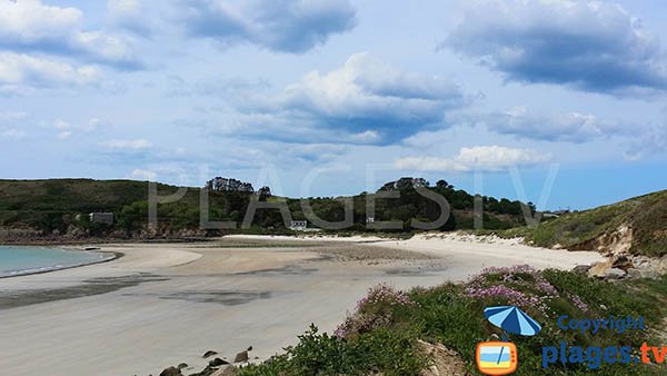 Plage de Kerhornou de Plouarzel en Bretagne