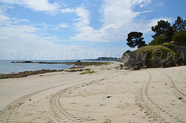 Sand beach near Kerhostin tip - Saint-Pierre-Quiberon