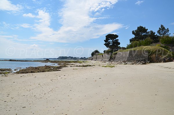 Plage de Kerhostin sur la presqu'ile de Quiberon