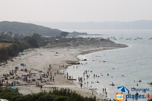 Plage de Keric à Trélévern