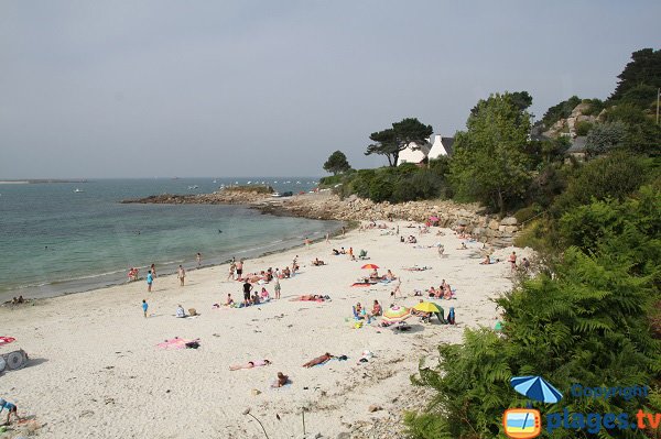 Photo de la plage de Keriec à Trélévern