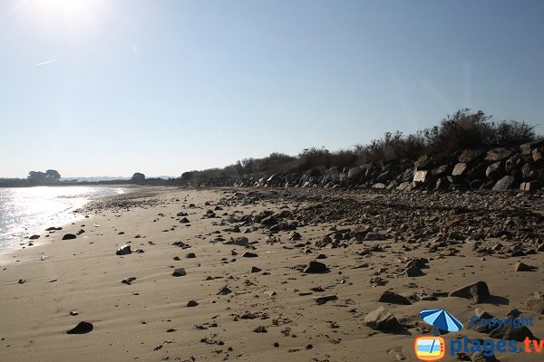 Galets sur la plage du Kerigou à St Pol de Léon