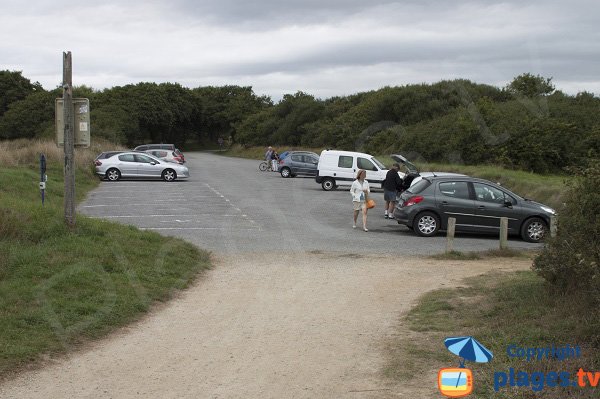 Parking de la plage de Kerler - Fouesnant