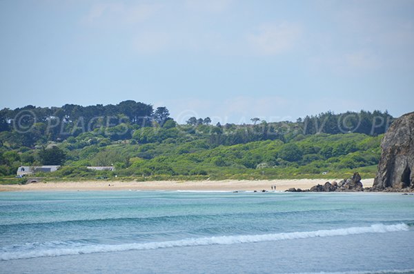 Plage de Kerloc'h sur la presqu'ile de Crozon