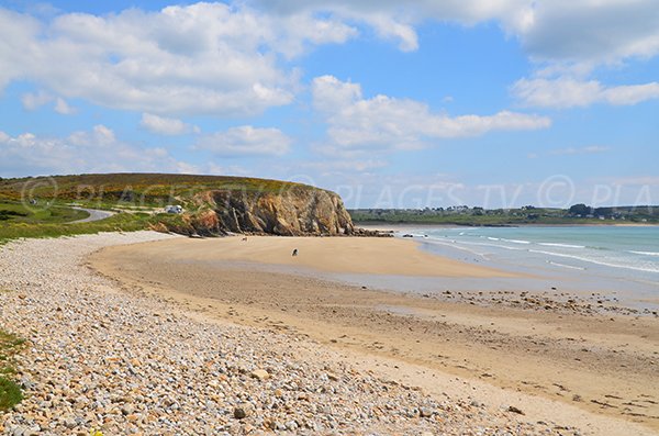 Photo de la plage de Kerloch à Crozon