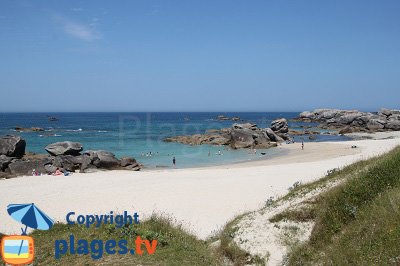 Plage à Kerlouan